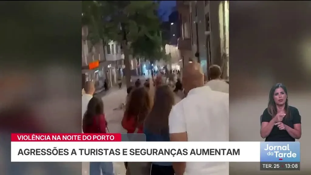Aumenta agressões a turistas e seguranças no Porto