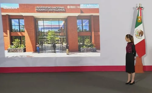 Sheinbaum anuncia nueva Universidad Rosario Castellanos en antigua casa de "El Negro" Durazo; se ubicará en Tlalpan
