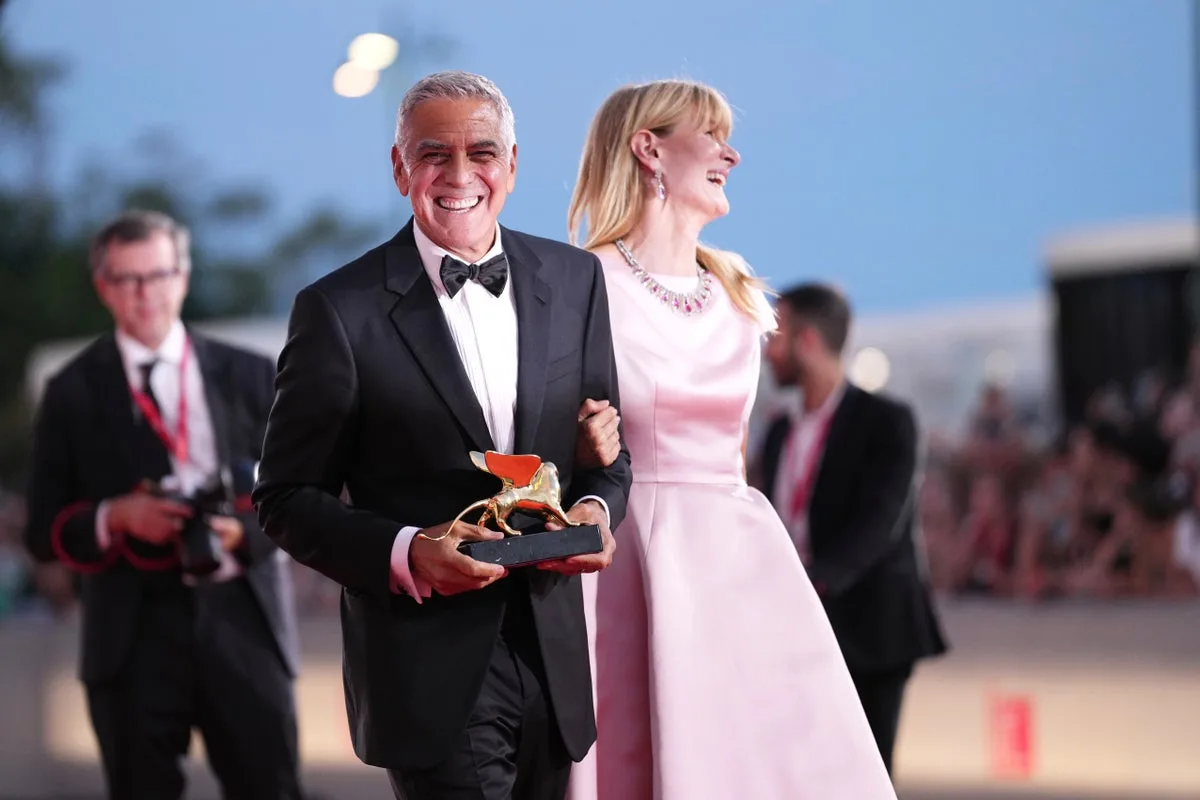 George Clooney honored as Venice Film Festival opens, in photos