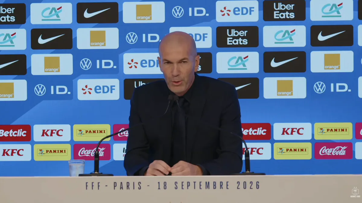 Zinédine Zidane, pour sa première liste, appelle cinq nouveaux joueurs