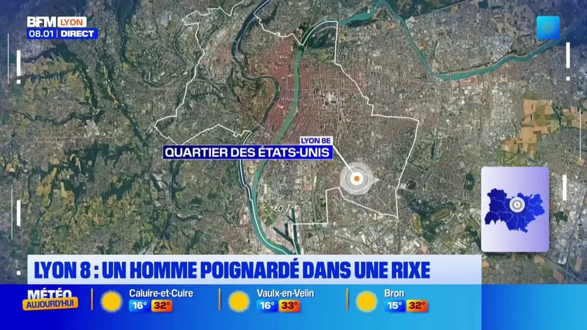 Un homme poignardé dans le 8e arrondissement de Lyon dans la nuit de samedi à dimanche dans une rixe
