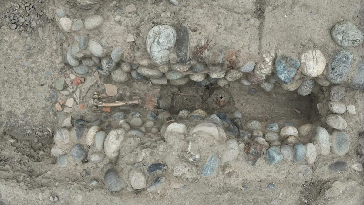 1,400-year-old skeleton found in underground channel in Peru may have belonged to human sacrifice victim