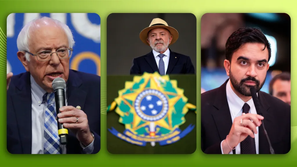 Em Nova York, Lula se reúne com Mamdani e Bernie Sanders antes de discurso na ONU