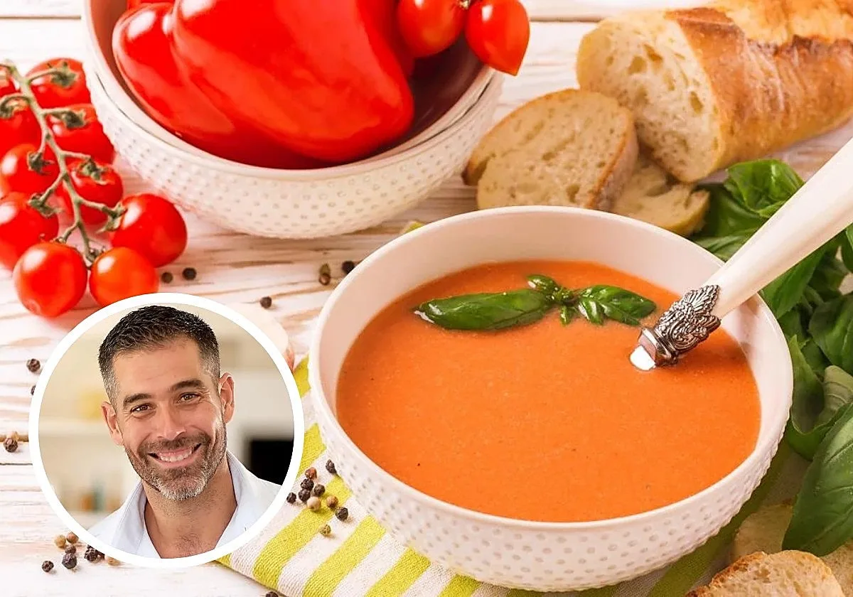 Pablo Ojeda, nutricionista: «Mucha gente comete un error al comer gazpacho y lo come como plato único. Aunque sea saludable, le falta proteína»