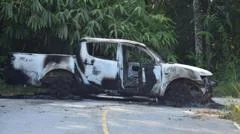 Dozens of co-ordinated arson attacks hit southern Thailand