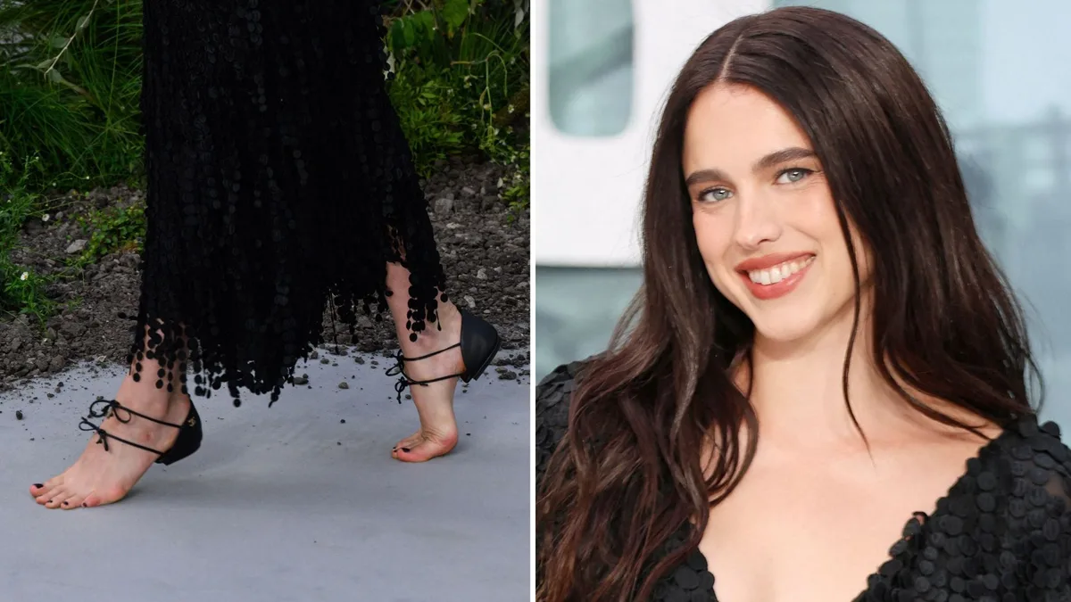 Margaret Qualley y el extraño calzado de Chanel que robó miradas en la alfombra roja
