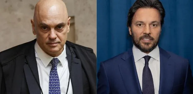 Moraes decidiu a favor do SBT enquanto mantinha proximidade com Fábio Faria