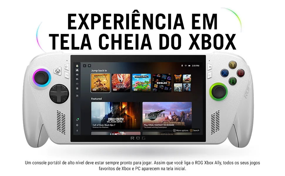 ROG Xbox Ally com R$700 OFF: o console portátil que une Windows e Xbox em um só aparelho