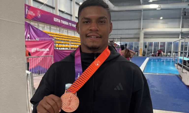 Luis Felipe Moura conquista segundo bronze nos Jogos Sul-Americanos
