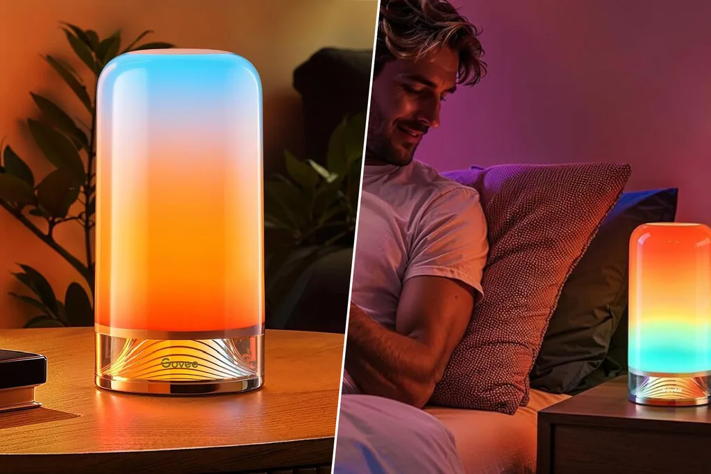 Cae un 40% la lámpara para mesita de noche inteligente que podrás controlar por el móvil y es compatible con Alexa