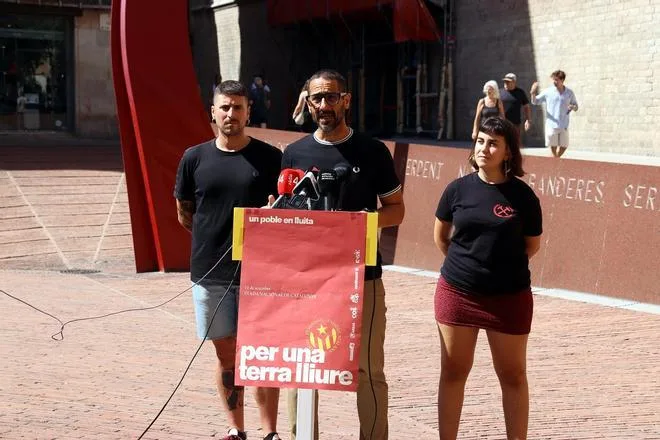 La izquierda independentista llama a movilizarse en la Diada para no "regalar la catalanidad" a la extrema derecha