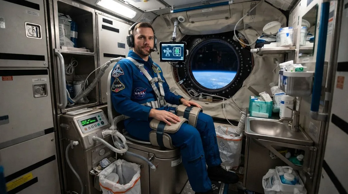 ¿Por qué es tan difícil ir al baño en el espacio? Esta es la respuesta de la ciencia