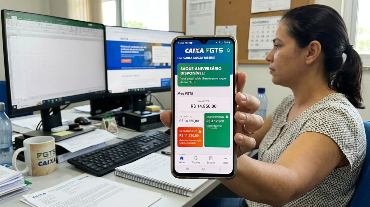 Trabalhador adere ao saque-aniversário, é demitido mais tarde e só então percebe que escolher entre essa modalidade e o saque-rescisão altera tudo no seu benefício