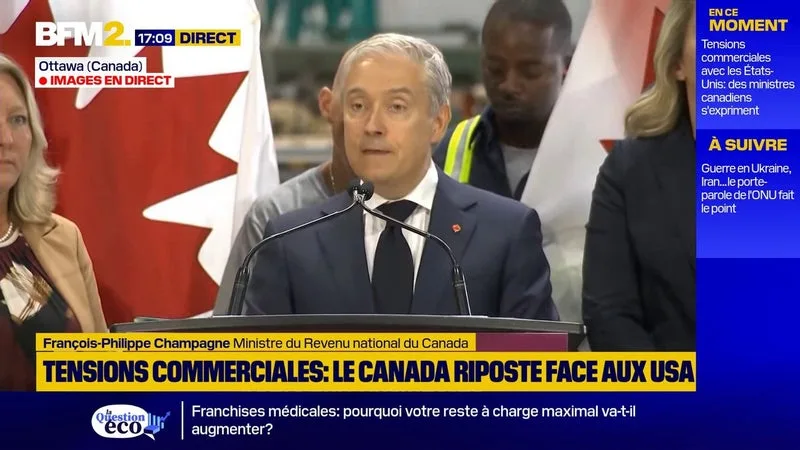 Le Canada imposera le 8 septembre des surtaxes de 15 à 50% sur une série de produits américains