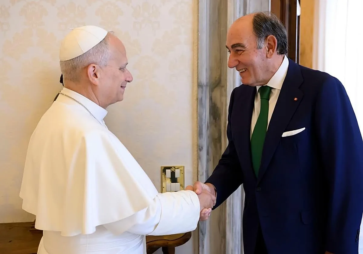 El Papa traslada al presidente de Iberdrola su compromiso con la energía renovable