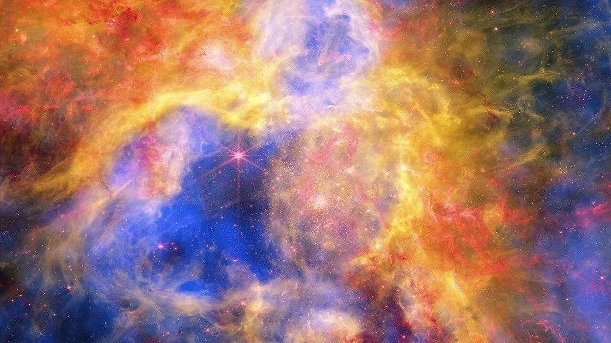 Bilder der Woche: Infraroter Blick in den Tarantelnebel