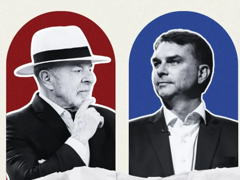 Atlas/Bloomberg: Flávio tem 47,2% e Lula, 46,8% no 2º turno