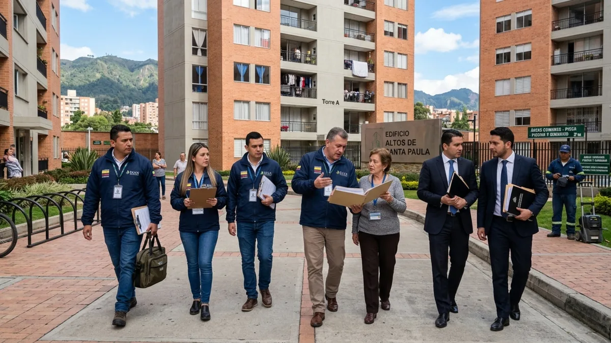 Confirmado: A DIAN vai inspecionar edifício por edifício com advogados e administradores para verificar o uso das áreas comuns dos prédios