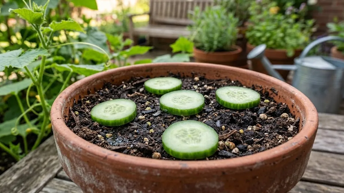 Pocos lo saben: cómo germinar tu propia planta de pepinos en una maceta
