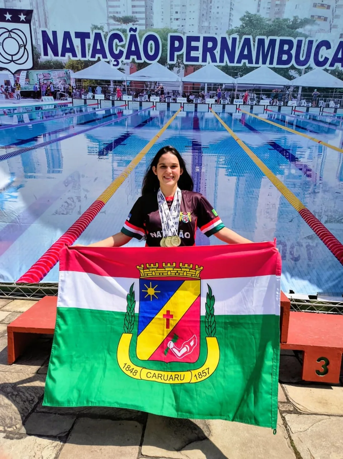 Caruaruense conquista campeonato pernambucano de natação