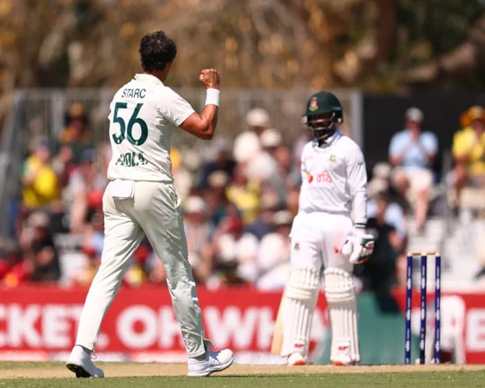 Australia v Bangladesh: second men’s Test, day two – live