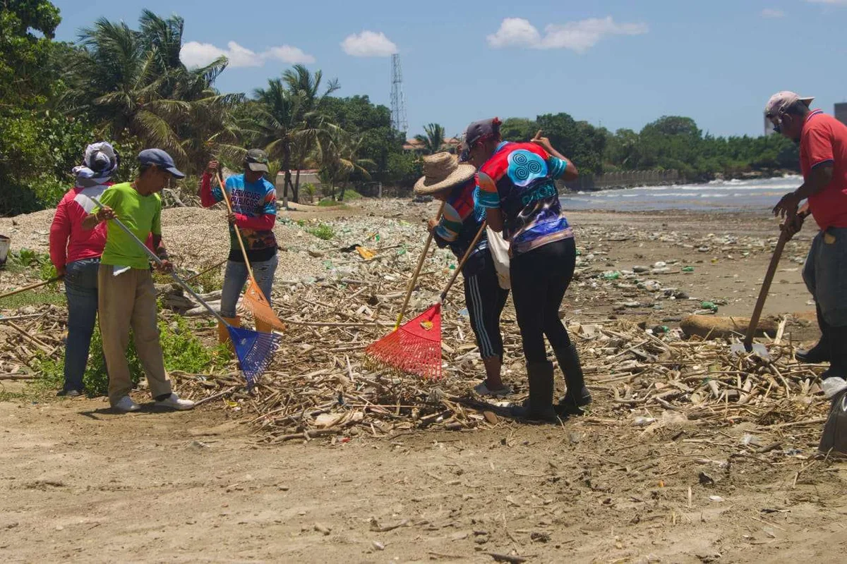 Despliegan jornada mensual de saneamiento ambiental en playas del municipio Brión