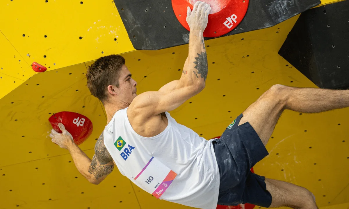 Felipe Ho e Rodrigo Hanada ficam no top-6 do boulder na Argentina