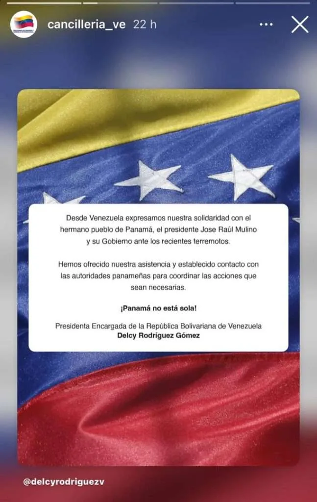 Venezuela expresa solidaridad con Chile tras intensas lluvias y aluviones