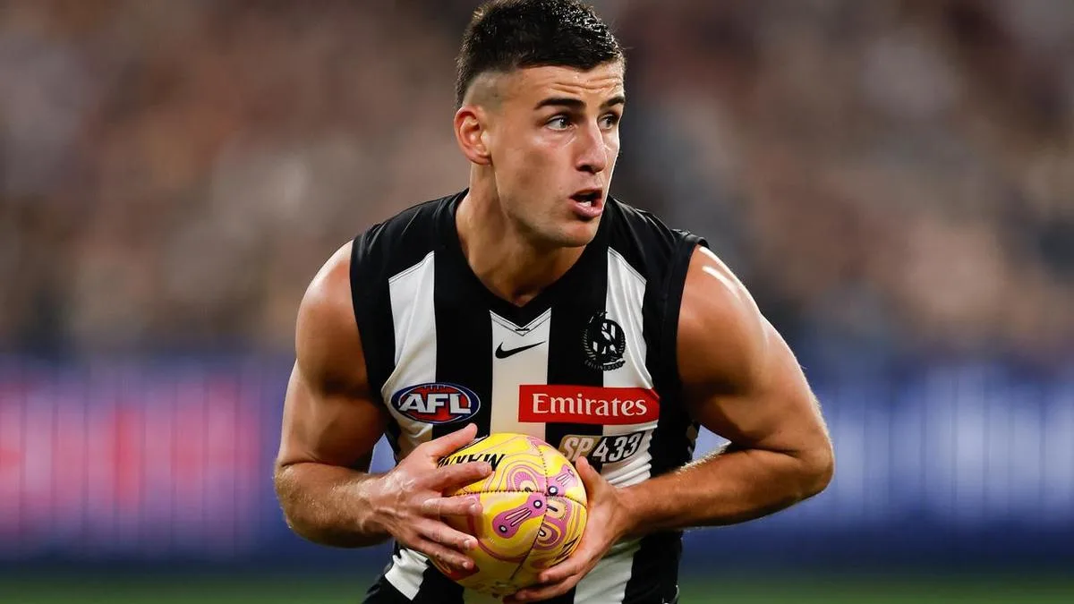 Collingwood forward Lachie Schultz jokes players ‘will riot’ if Nick Daicos doesn’t win the Brownlow