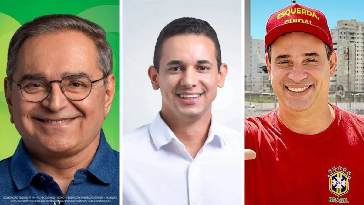 Eleições no Rio Grande do Norte: três candidatos concentram disputa pelo governo e trocam críticas sobre propostas
