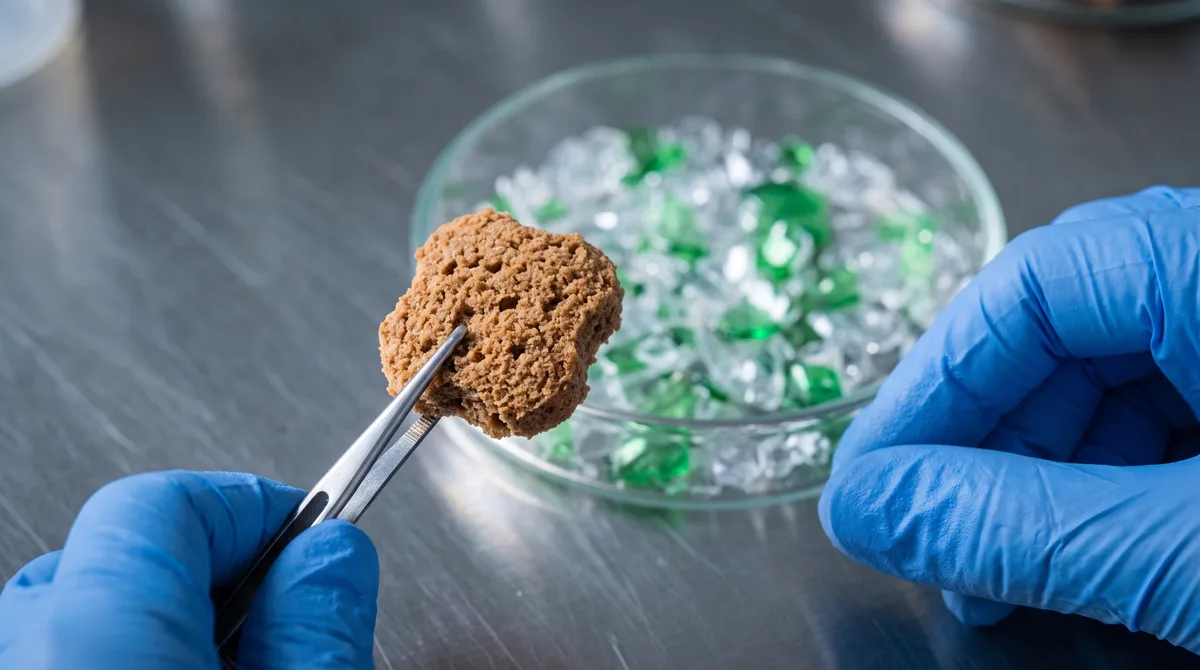 Plástico descartado virou ingrediente para biscoitos em um experimento apoiado pela NASA: levedura transforma resíduos em matéria-prima rica em proteína