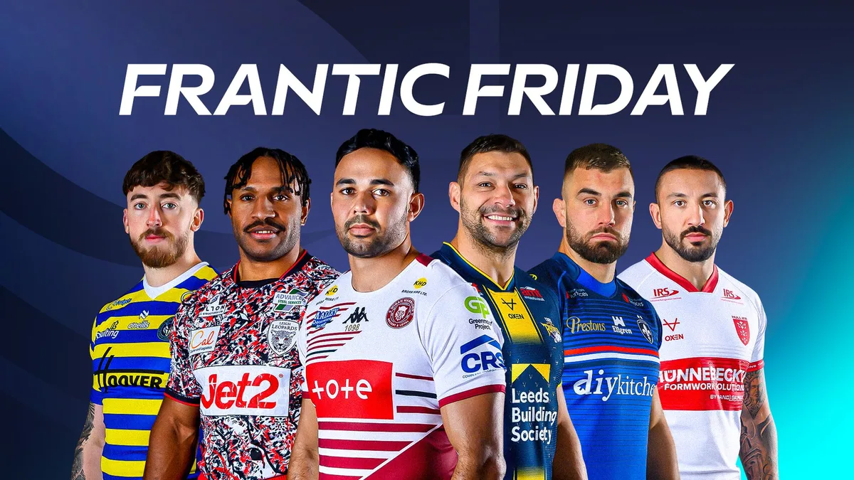 Super League's Frantic Friday LIVE! Five games on Sky with League Leaders' Shield on line