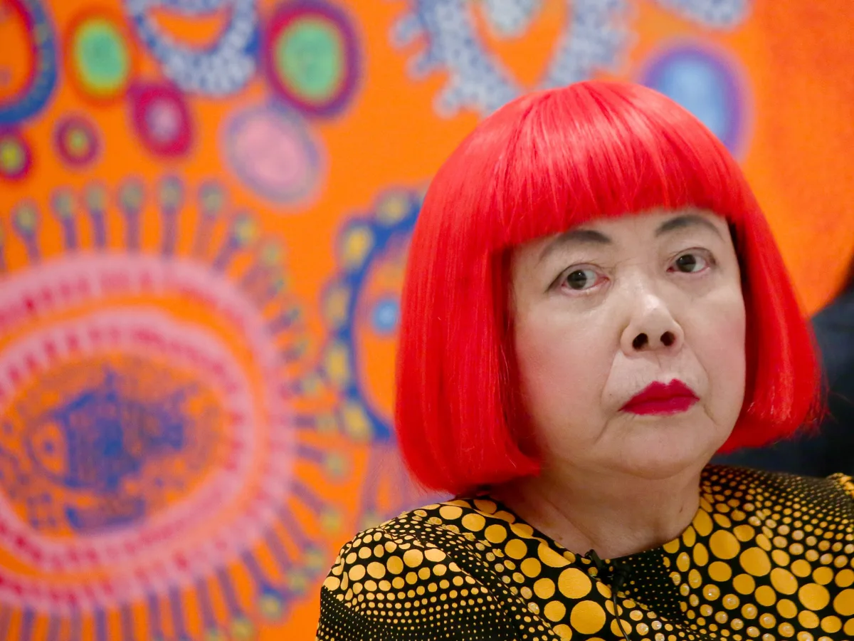 Yayoi Kusama, high priestess of polka dots, has died