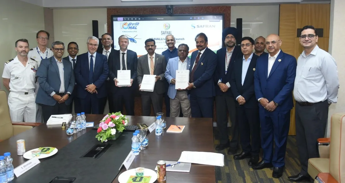 HAL, Safran signs contract to develop helicopter engines for armed forces