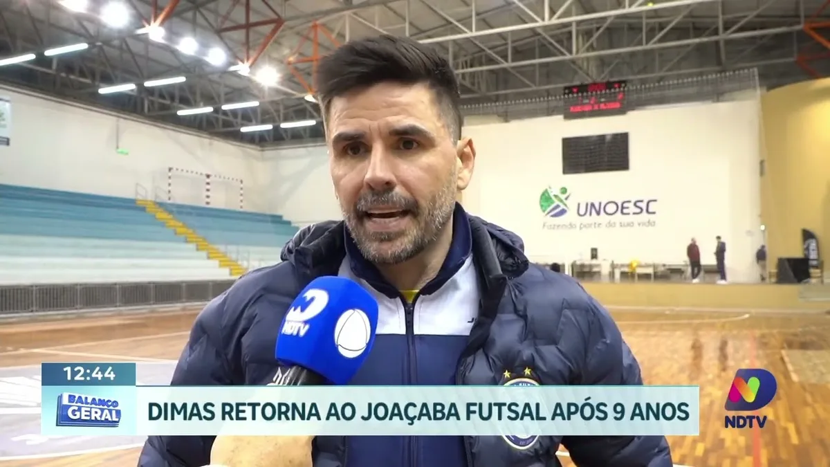 Joaçaba Futsal reforça elenco com retorno do ala-pivô Dimas