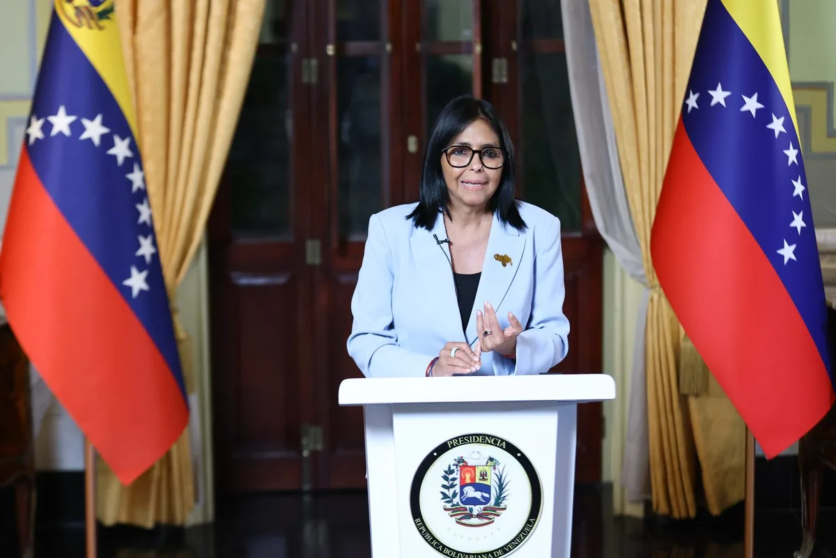 Delcy Rodríguez ofreció detalles sobre el acuerdo petrolero con EEUU