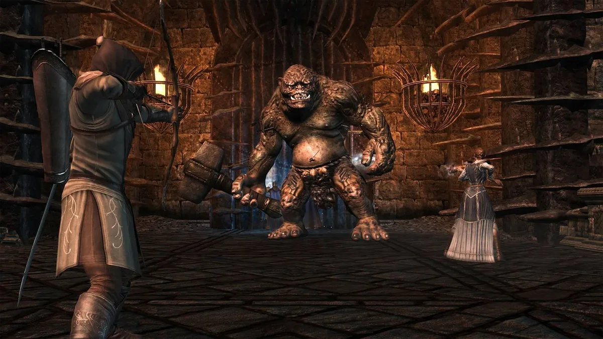 I played Lord Of The Rings: War In The North Legacy Edition, and 'Middling-Earth' best describes this average action RPG revamp
