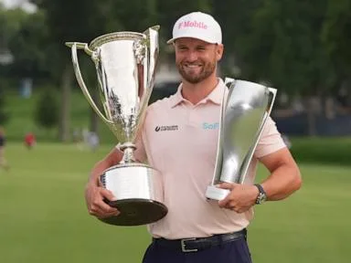 Wyndham Clark holds off McIlroy and Cantlay to capture BMW Championship for 3rd win this year