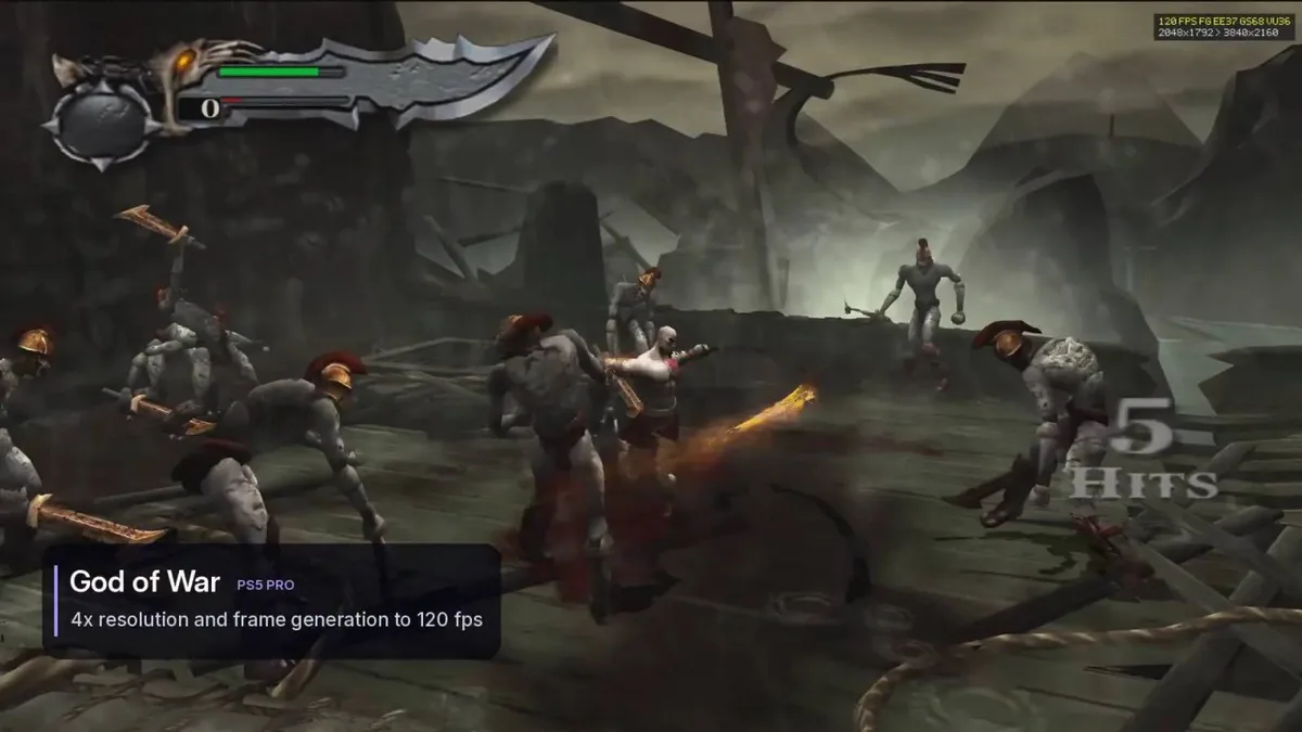 PS5SX2 oferece upscaling e frame generation para rodar jogos de PS2 a 120 FPS no PS5