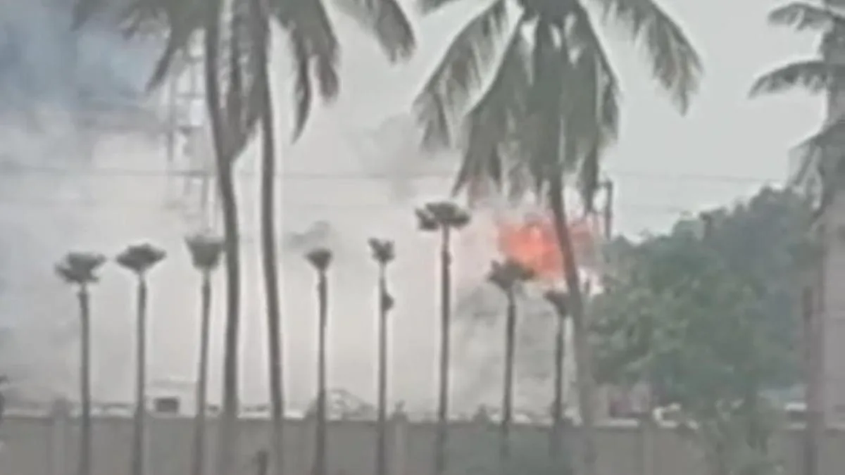 Fire erupts at Vishwa Samudra Bio-Energy Plant in Nellore district