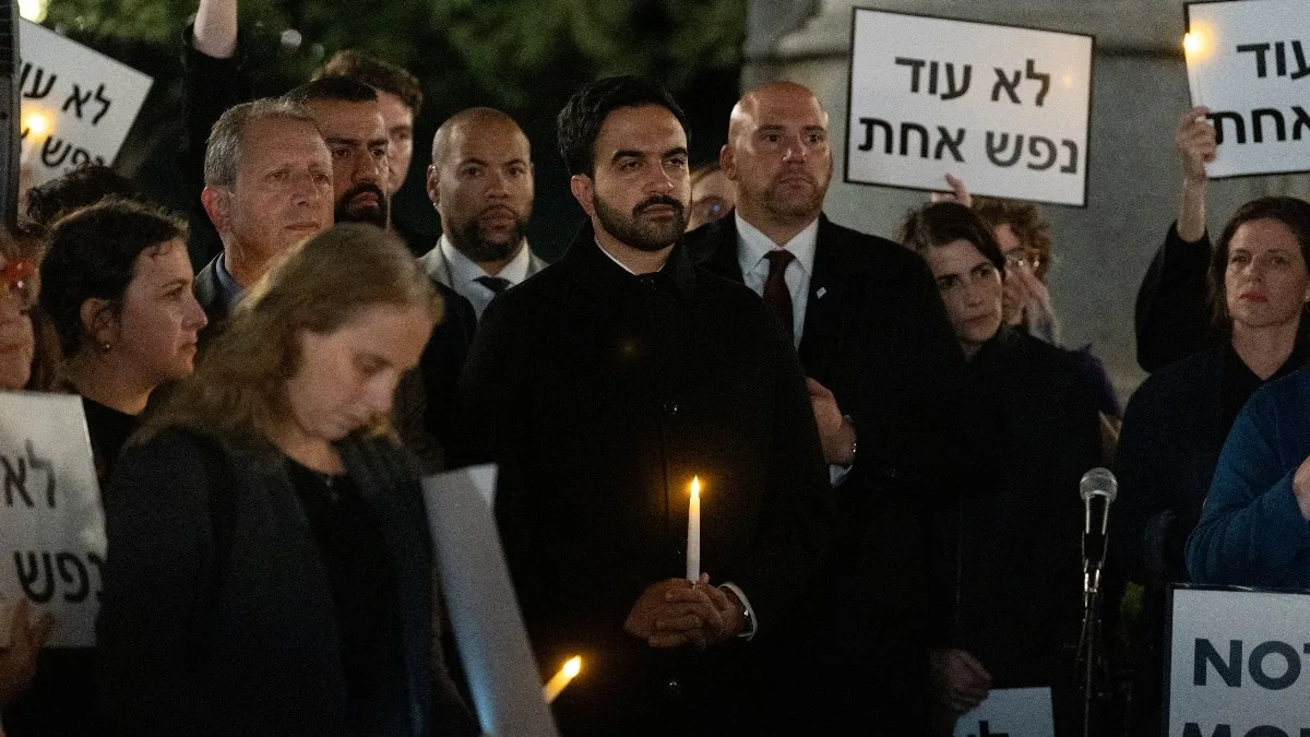 Zohran Mamdani under fire for slamming Israel in Oct 7 post, booed at NY vigil