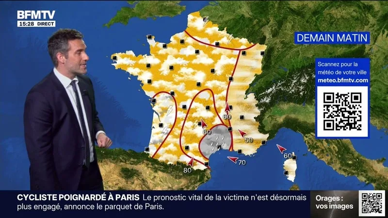 La météo pour ce jeudi 27 août 2026