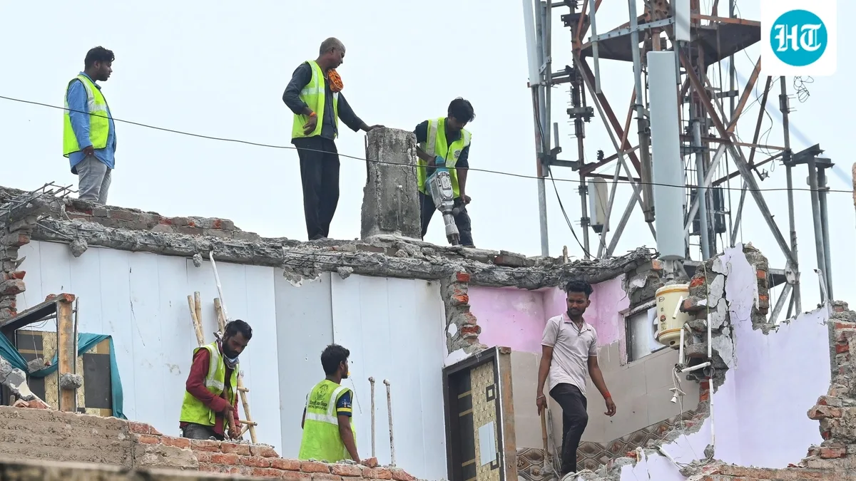 MCD demolishes 397 buildings, seals 152 others as crackdown intensifies after Satya Niketan PG collapse