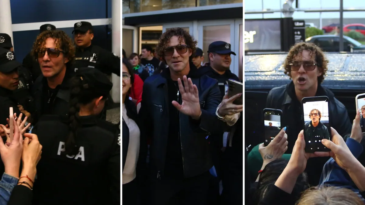 Así fue la llegada de David Bisbal a la Argentina: banderas, globos y un reencuentro único con sus fans