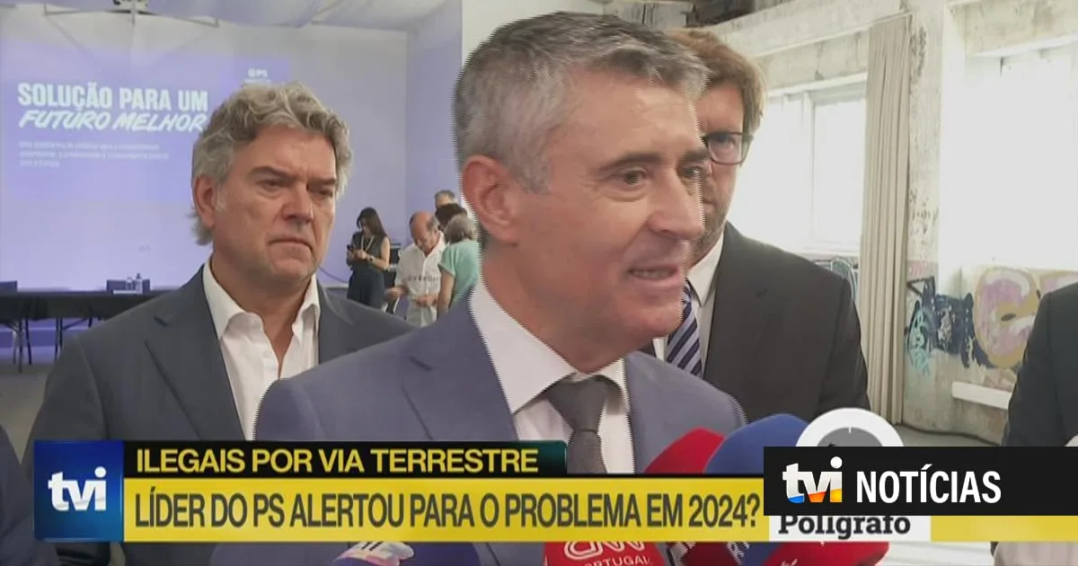 Polígrafo. José Luís Carneiro alertou para as entradas de migrantes por via terrestre em 2024?