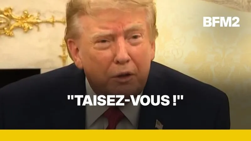 "Taisez-vous !": l'échange tendu entre Donald Trump et une journaliste de CNN