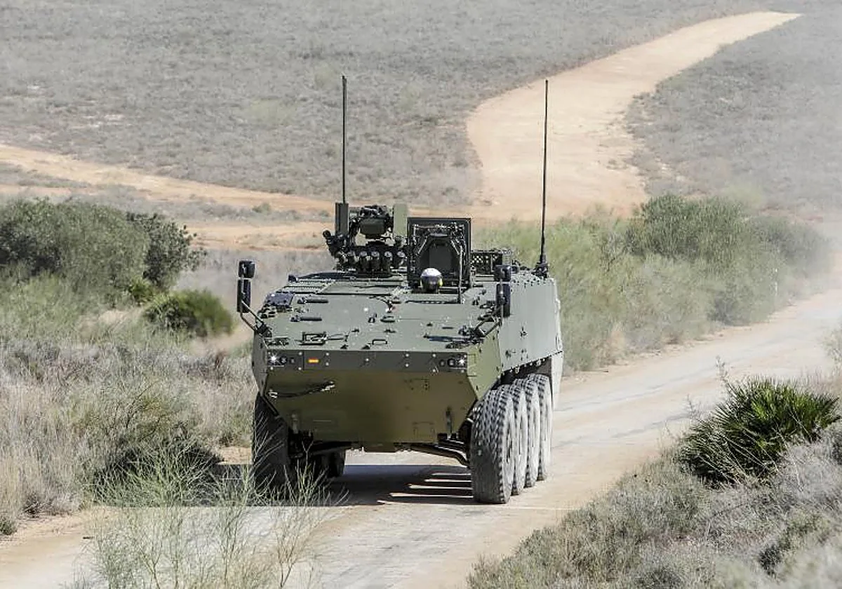 La entrada en servicio del blindado 8x8, principal desafío del nuevo general de La Legión