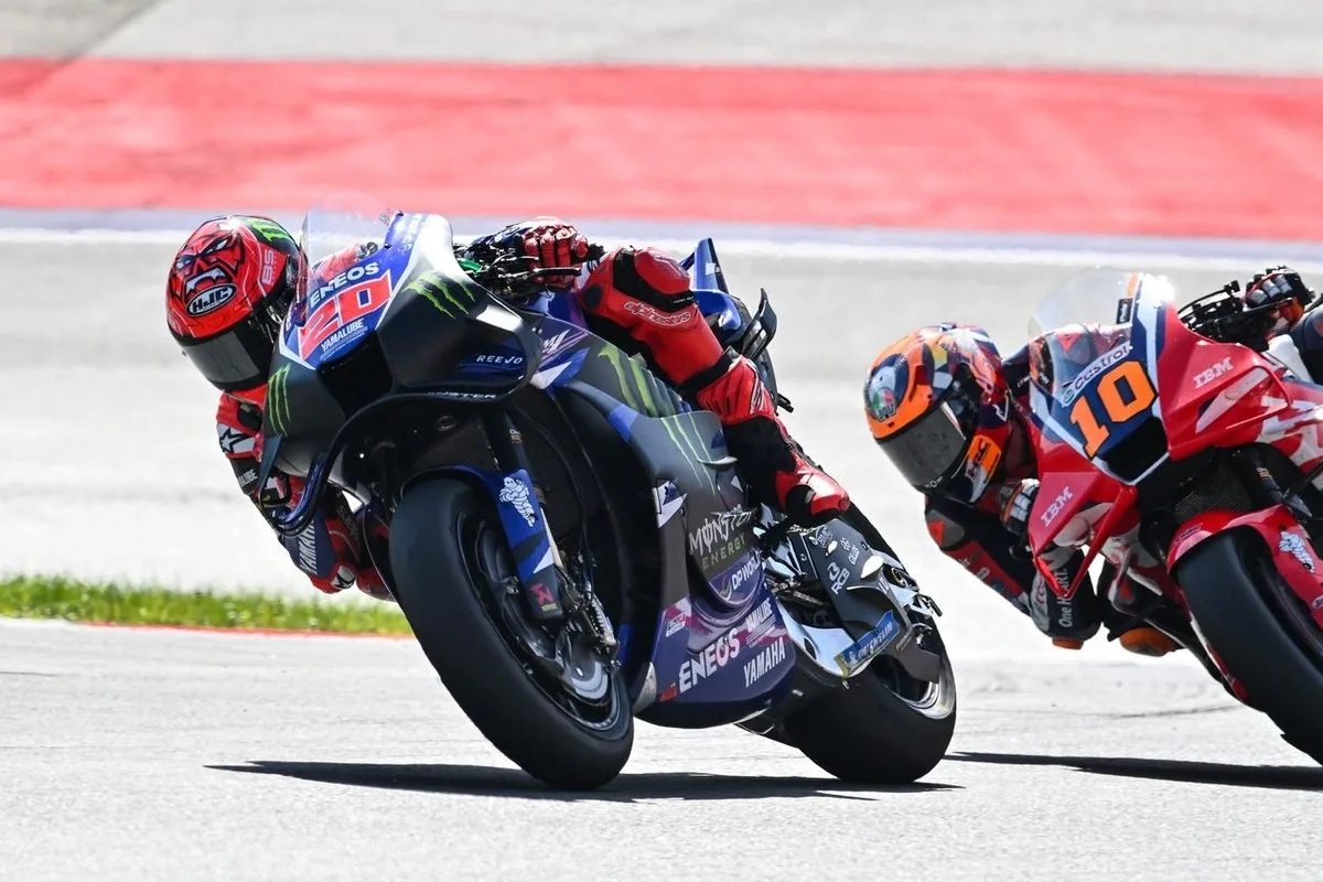 MotoGP - Marini é atingido no peito por detrito na Áustria: "Poderia ter sido muito pior"