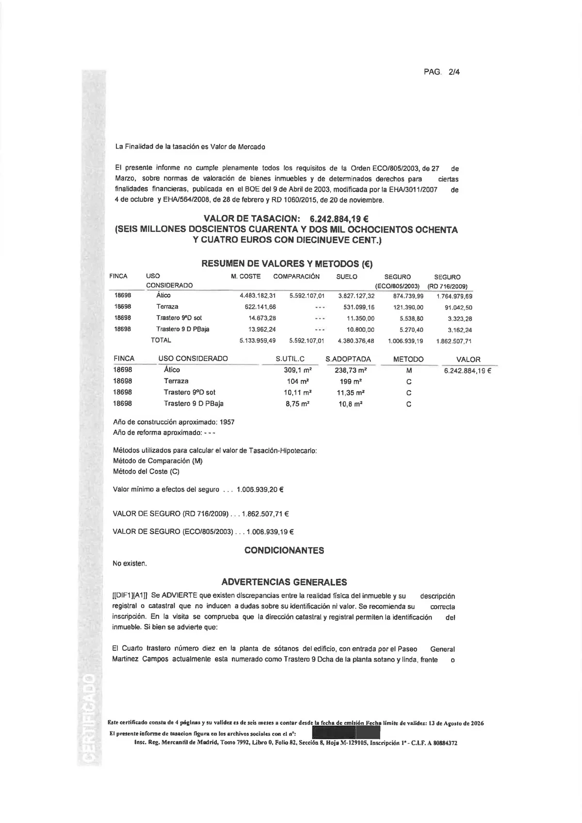 Un informe de 224 páginas que no responde a las preguntas fundamentales: quién ordenó la compra y por qué un ático