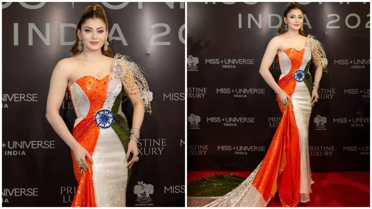 Urvashi Rautela defends Tiranga-inspired gown after backlash
